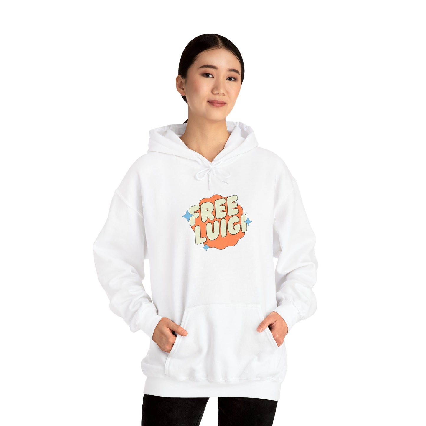 Free Our Guy Orange Unisex Heavy Blend™ Hooded Sweatshirt