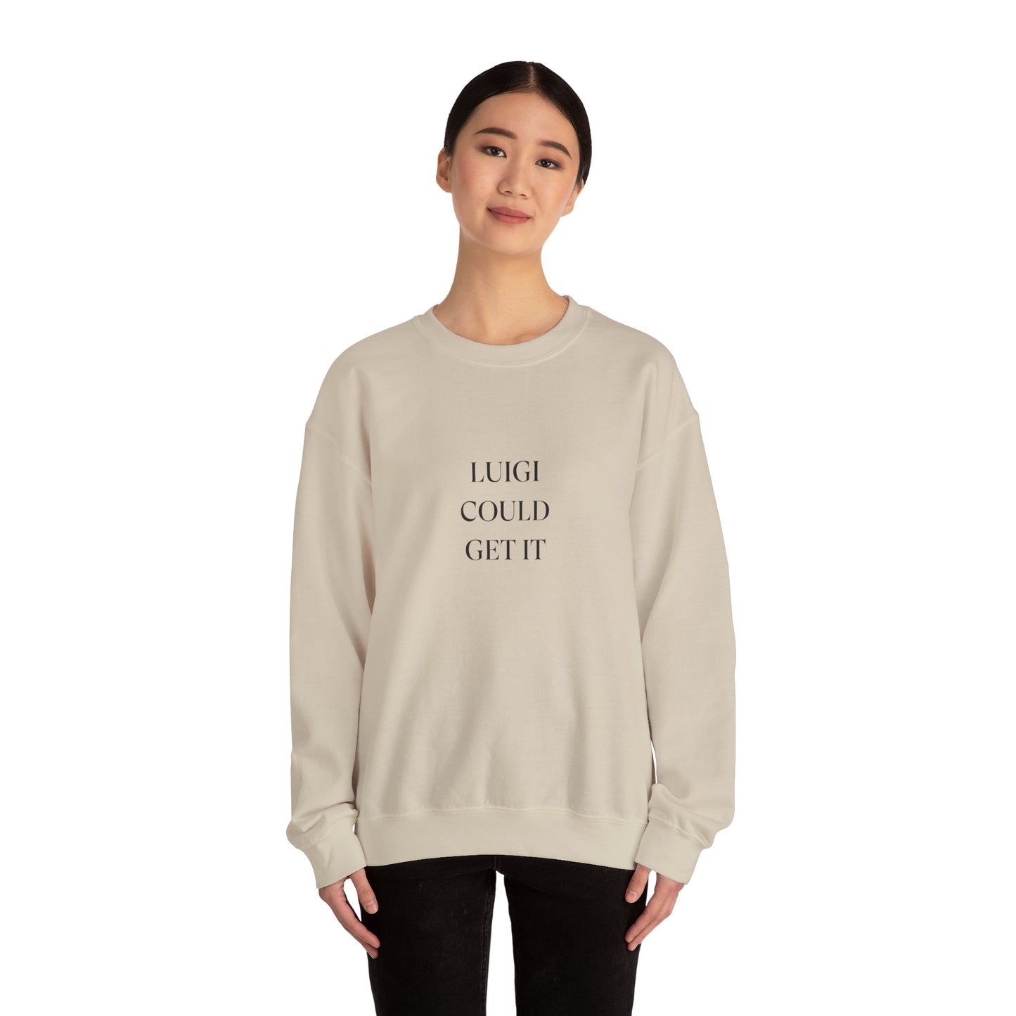 Black Get It Unisex Heavy Blend™ Crewneck Sweatshirt