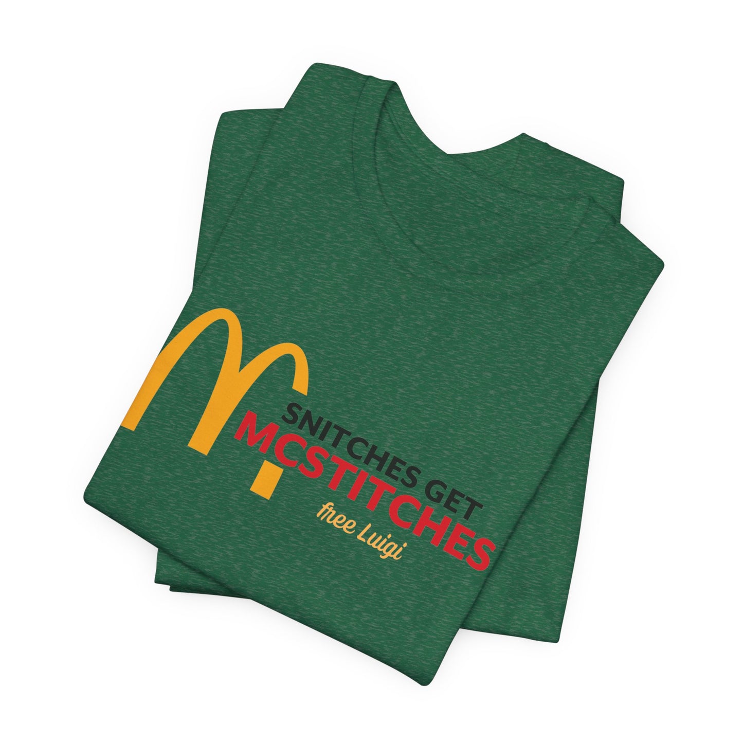 Snitches Get McStitches Unisex Jersey Short Sleeve Tee