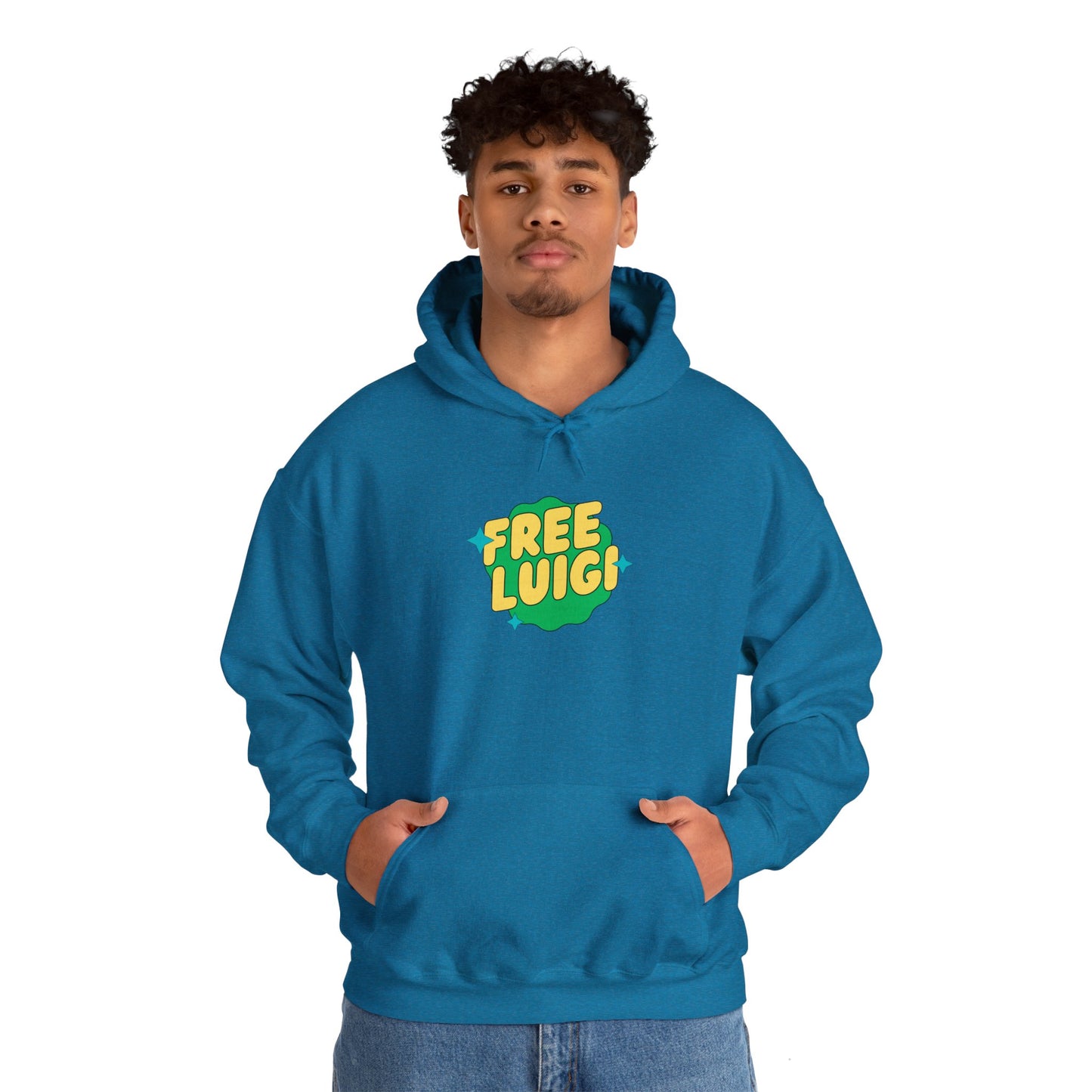 Free Our Guy Green Unisex Heavy Blend™ Hooded Sweatshirt