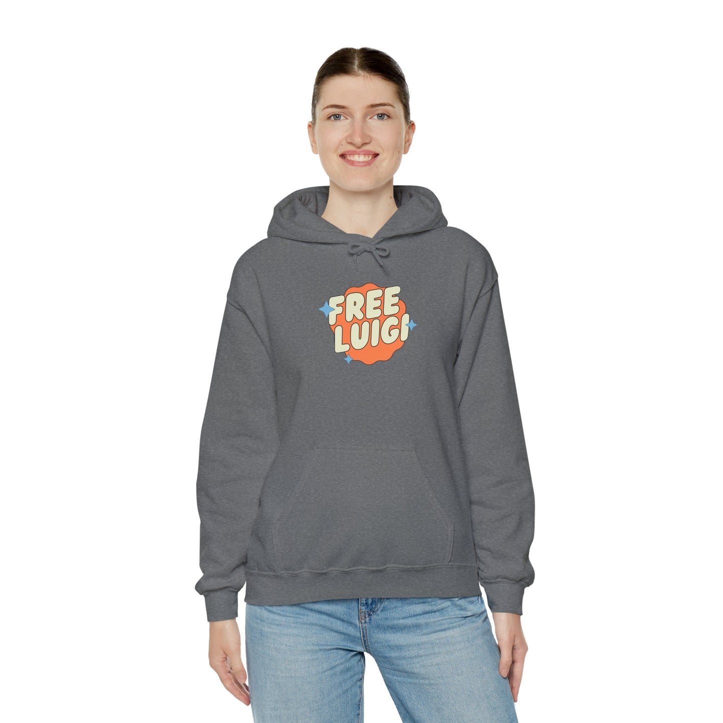 Free Our Guy Orange Unisex Heavy Blend™ Hooded Sweatshirt