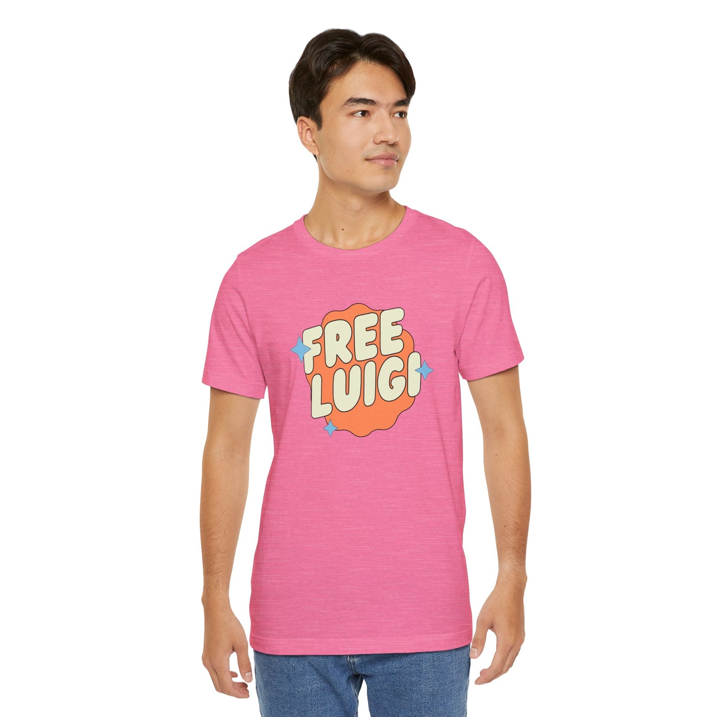 Free Our Guy Orange Unisex Jersey Short Sleeve Tee