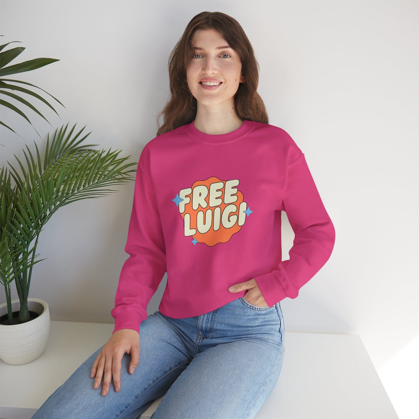 Free Our Guy Unisex Heavy Blend™ Crewneck Sweatshirt