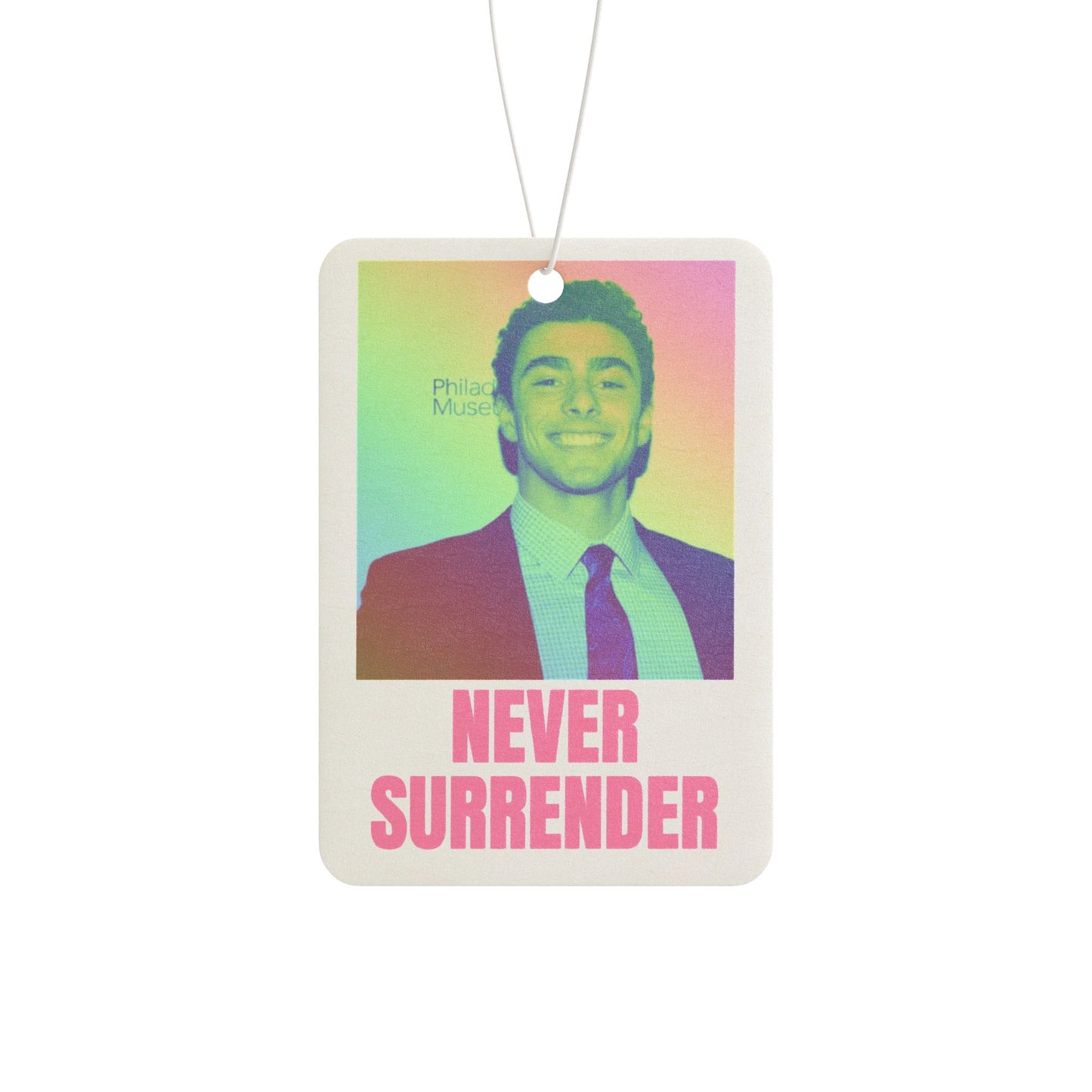 Never Surrender Car Air Freshener