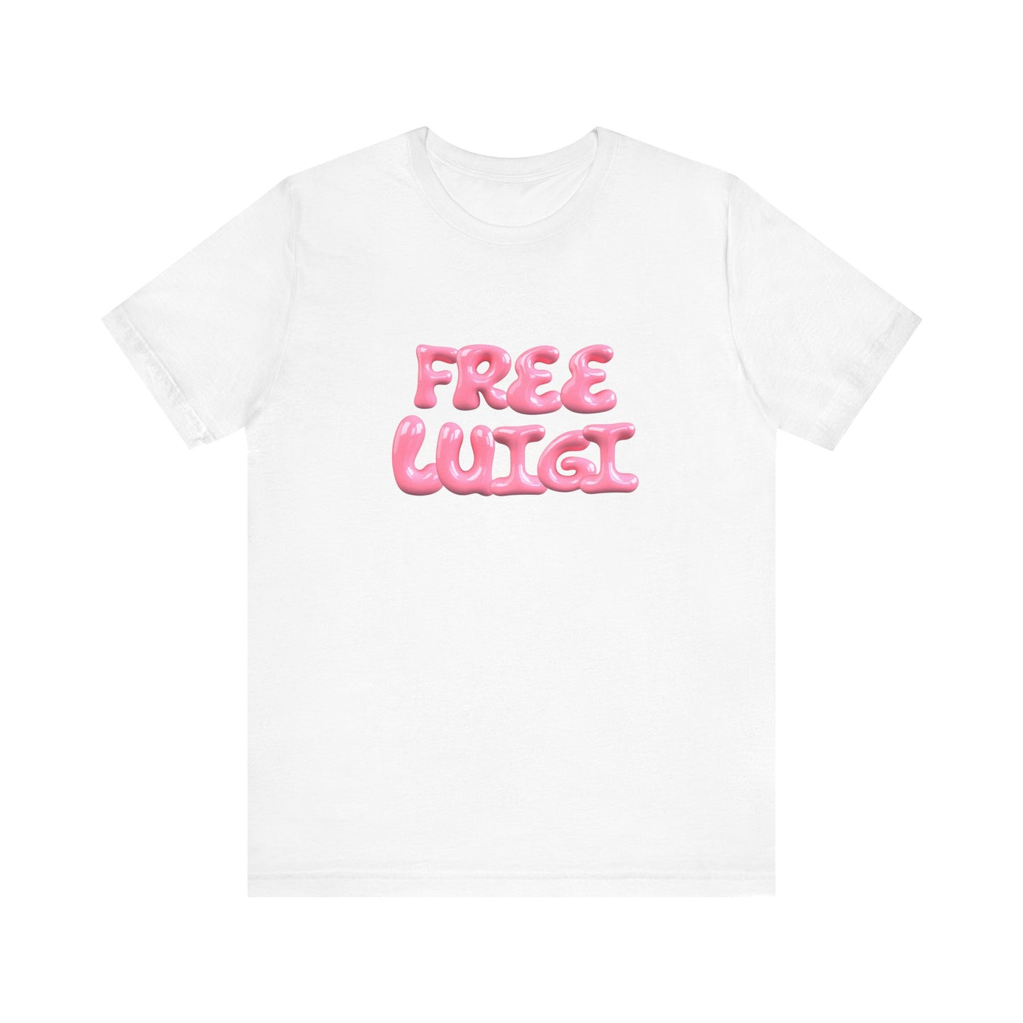 Bubble Gum Freedom Unisex Jersey Short Sleeve Tee