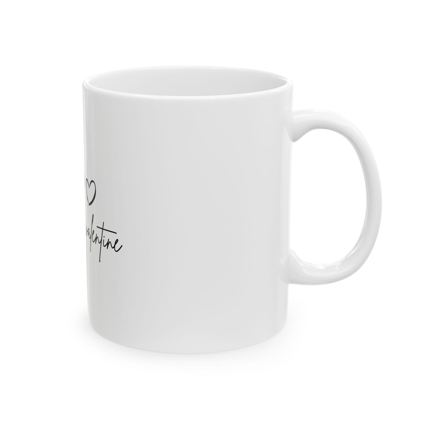 Heart Ceramic Mug, (11oz, 15oz)