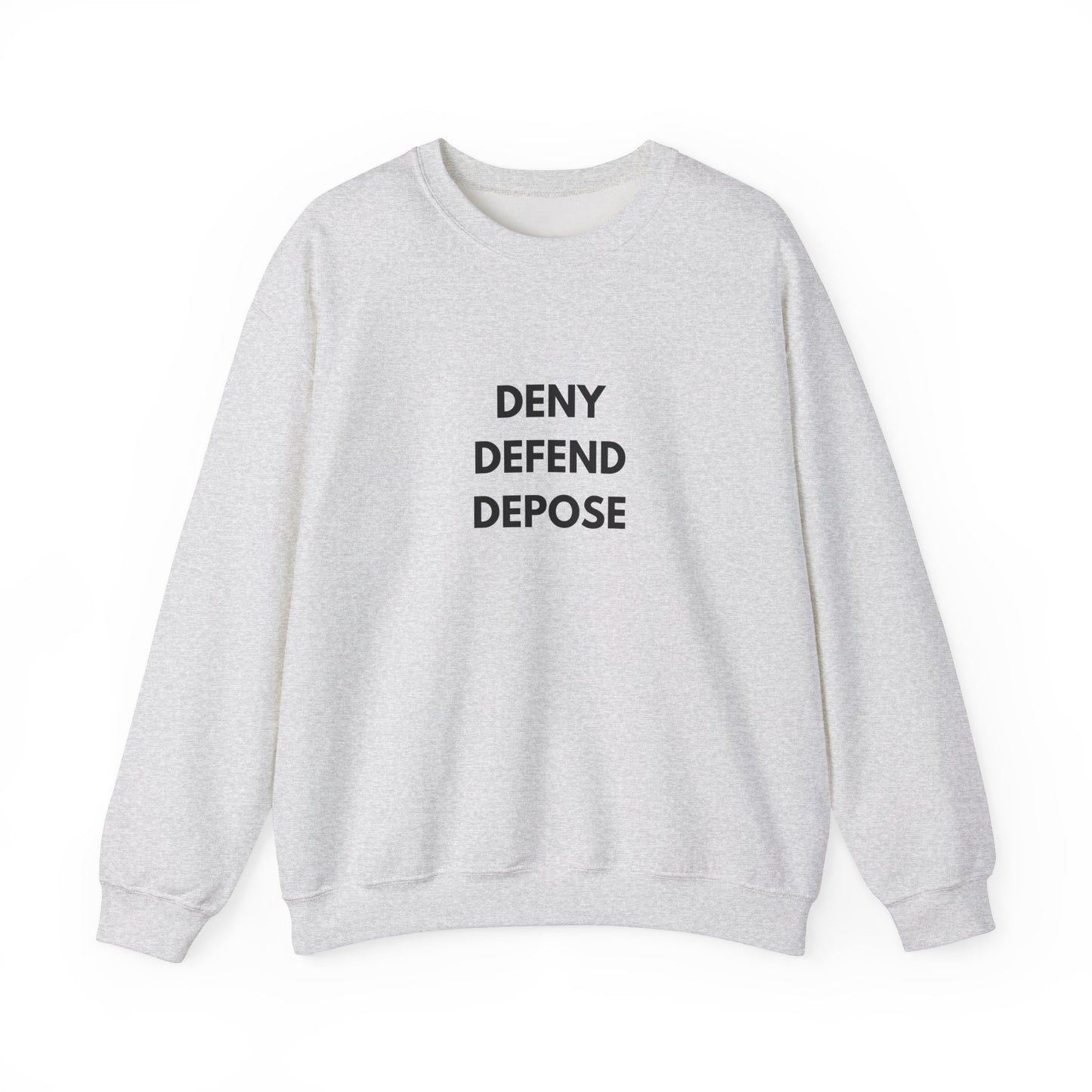 Black DDD Unisex Heavy Blend™ Crewneck Sweatshirt