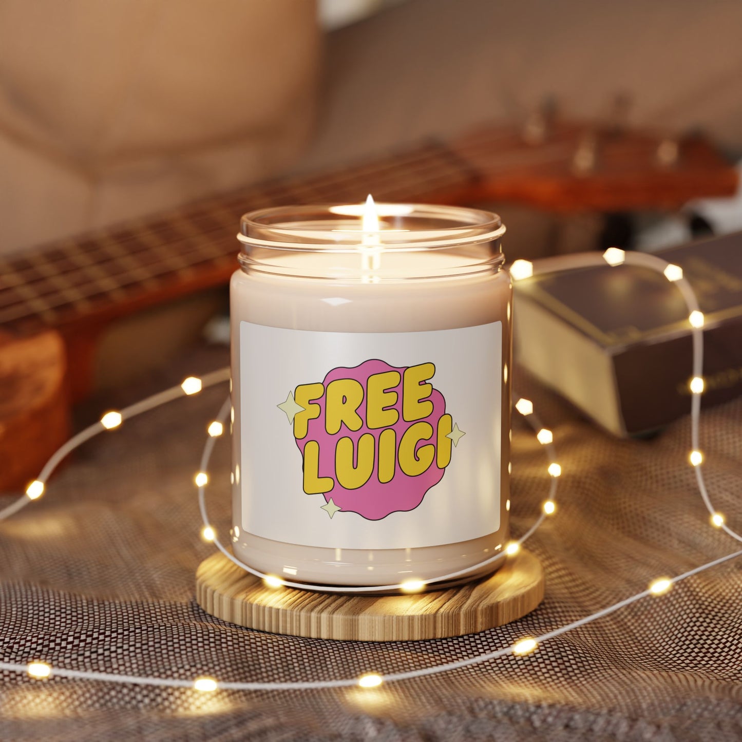 Free Our Guy Pink Scented Soy Candle, 9oz