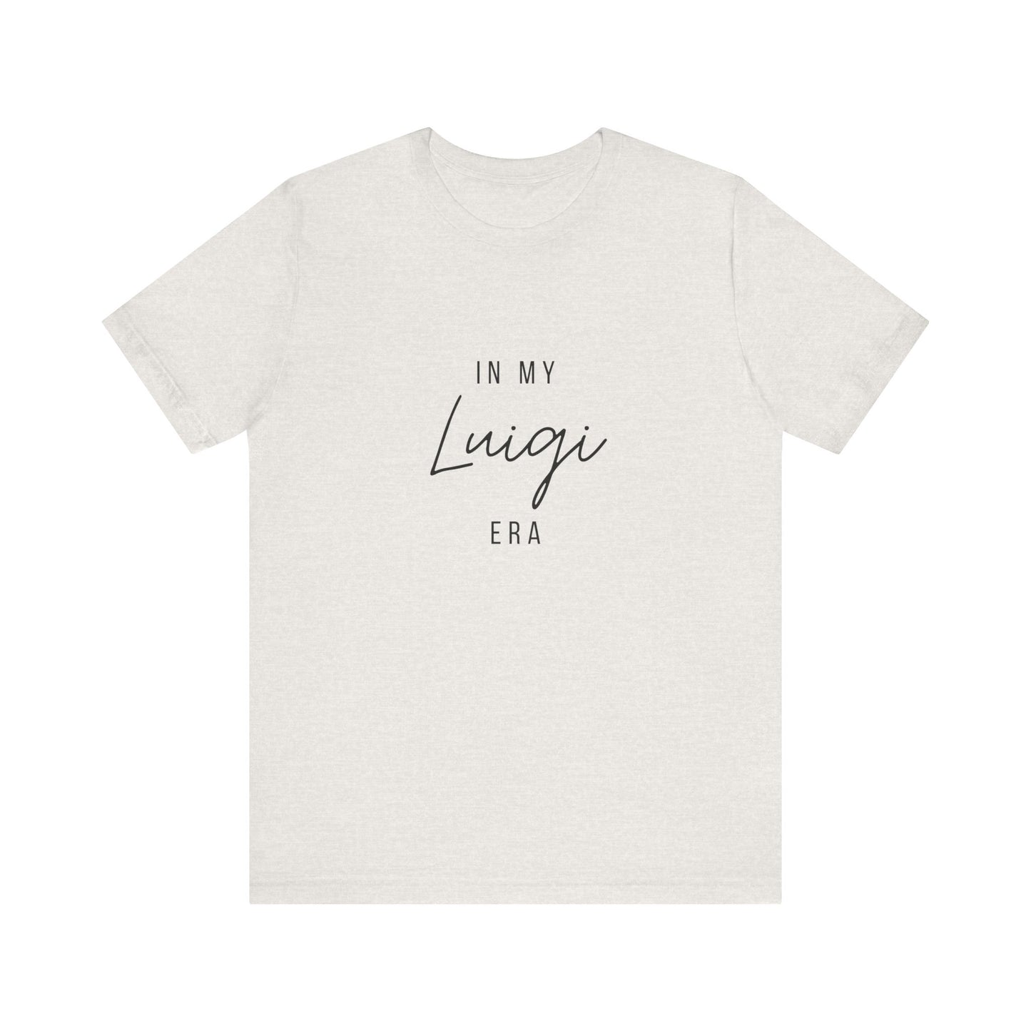 In My Era Script Unisex Jersey Short Sleeve Tee