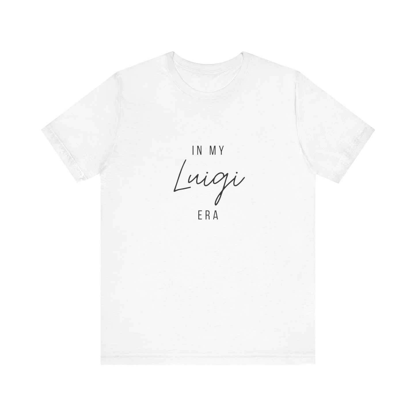 In My Era Script Unisex Jersey Short Sleeve Tee