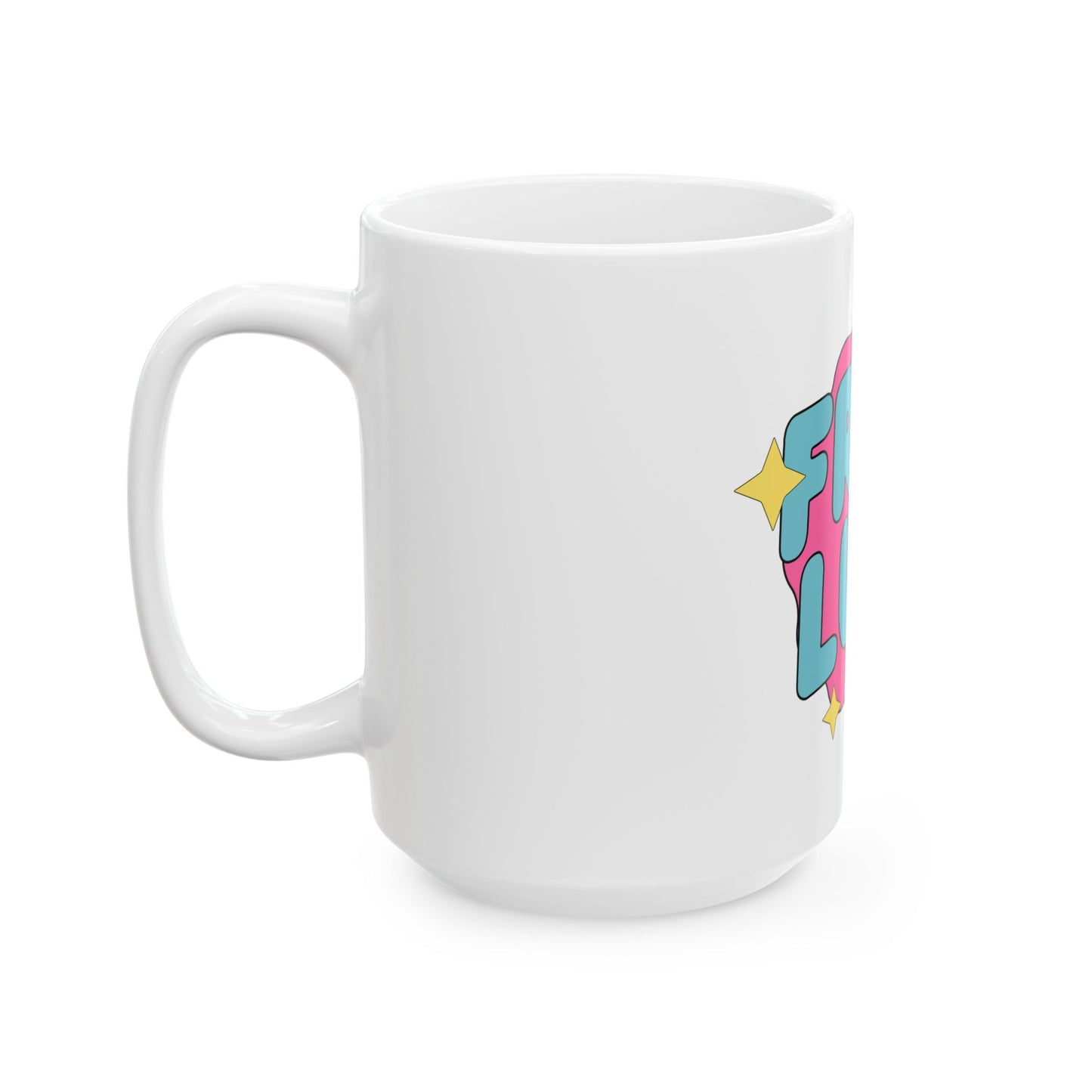 Free Our Guy Hot Pink Ceramic Mug, (11oz, 15oz)