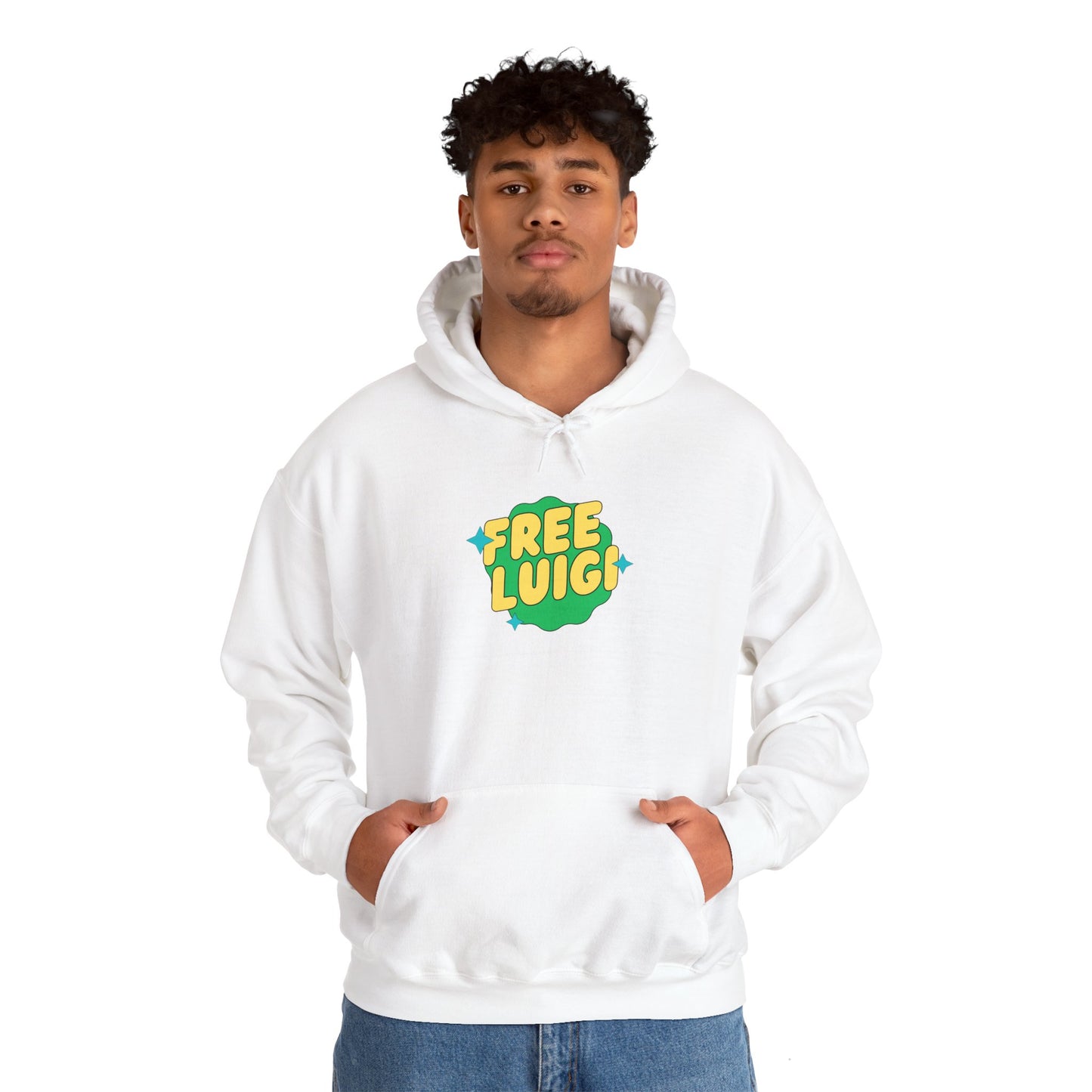 Free Our Guy Green Unisex Heavy Blend™ Hooded Sweatshirt