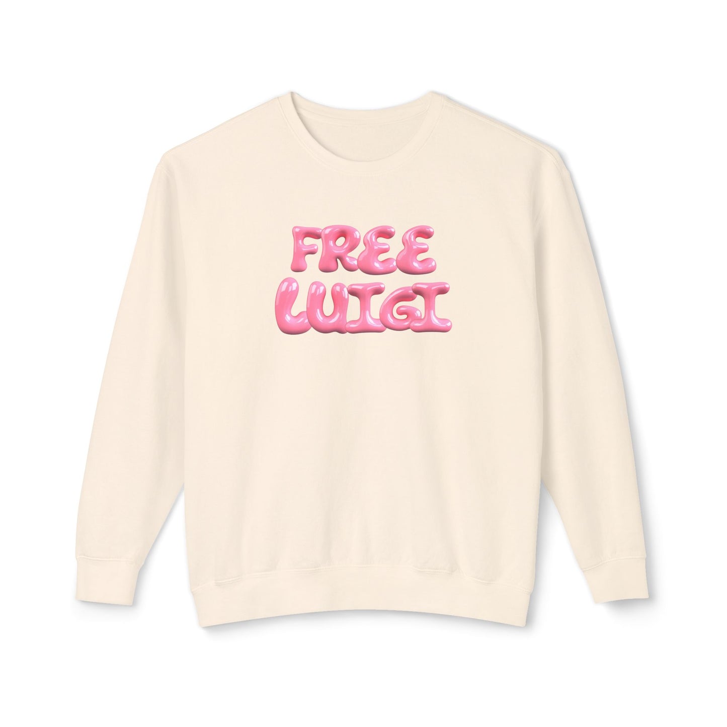 Bubble Gum Freedom Lightweight Crewneck Sweatshirt